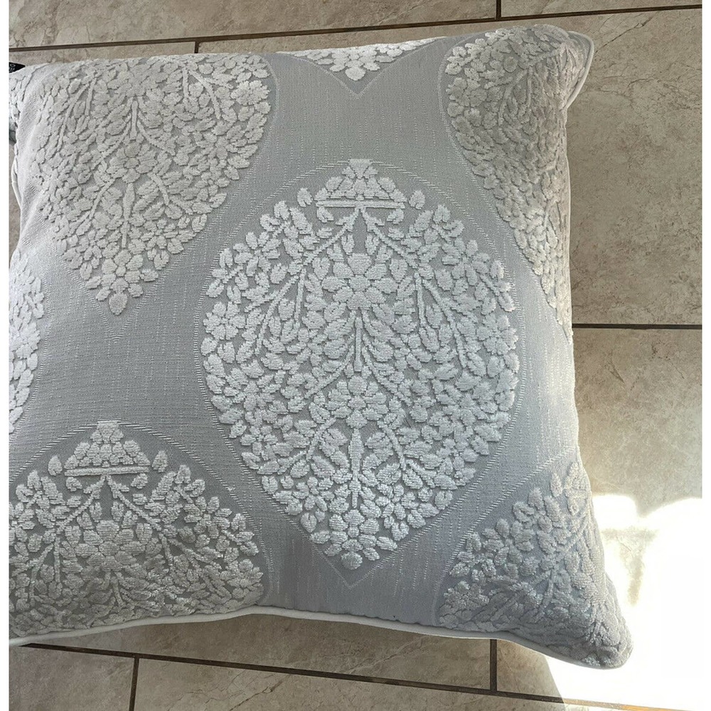 Rodeo Home Pillow Gray Silver Decorative Down Insert